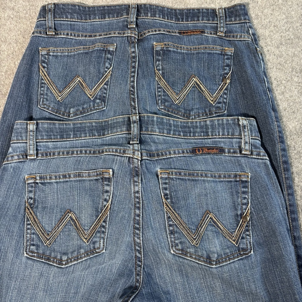 Wrangler Q Baby Bootcut Jeans Women's 7/8 x 36 (Fits 32x34.5) Riding Western